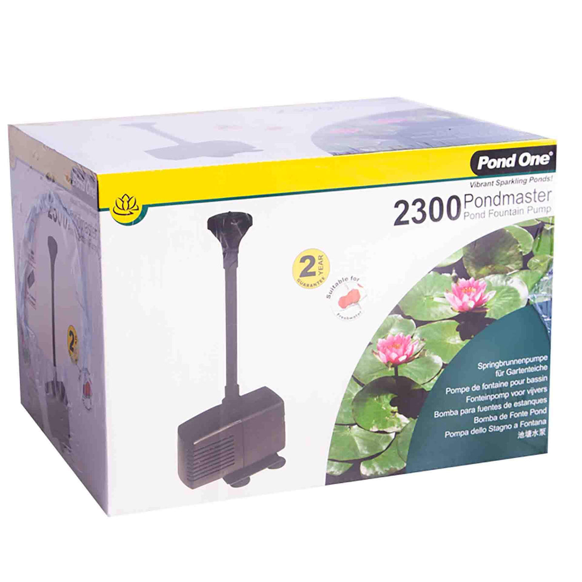 Pond One Pondmaster 2300 Fountain Pump 2200LH 2.2m Mh H head height