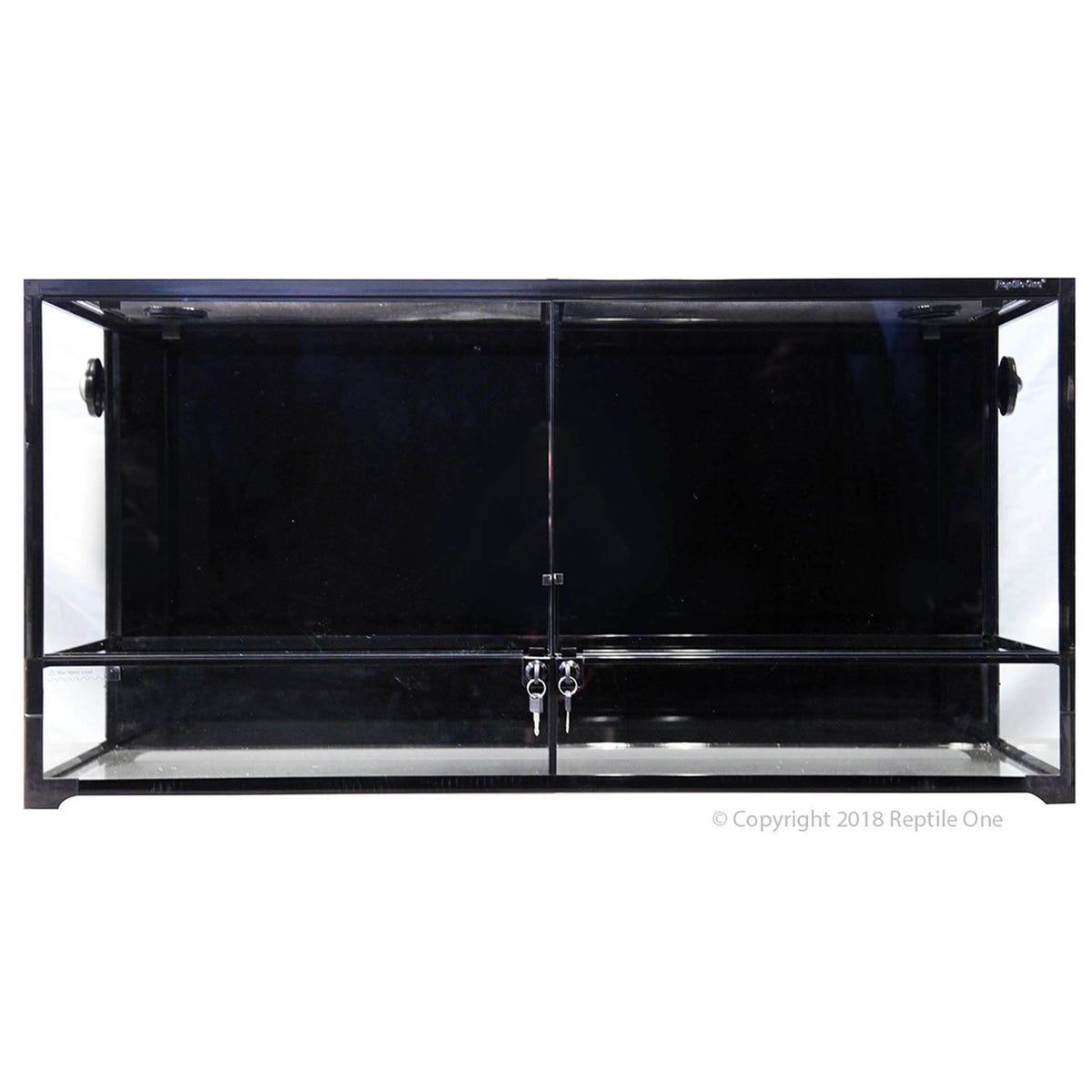 Reptile One RTF 1200HTD Glass Hinged Door Terrarium With Divider 120x45x60cm - Instore Pick Up Only**
