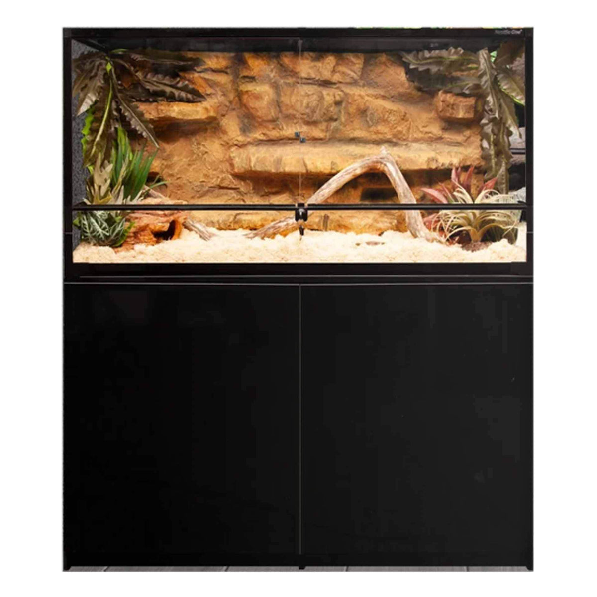 Reptile One RTF 1200HTD Glass Hinged Door Terrarium With Divider 120x45x60cm - Instore Pick Up Only**