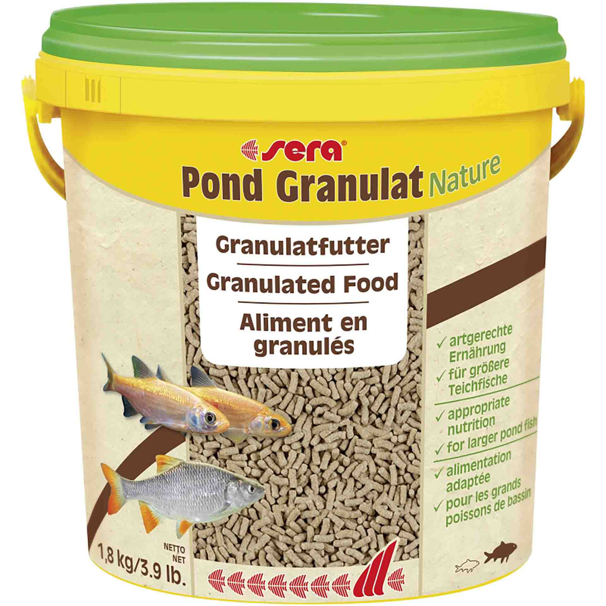 Sera Nature Pond Granulat 1.8kg Sticks