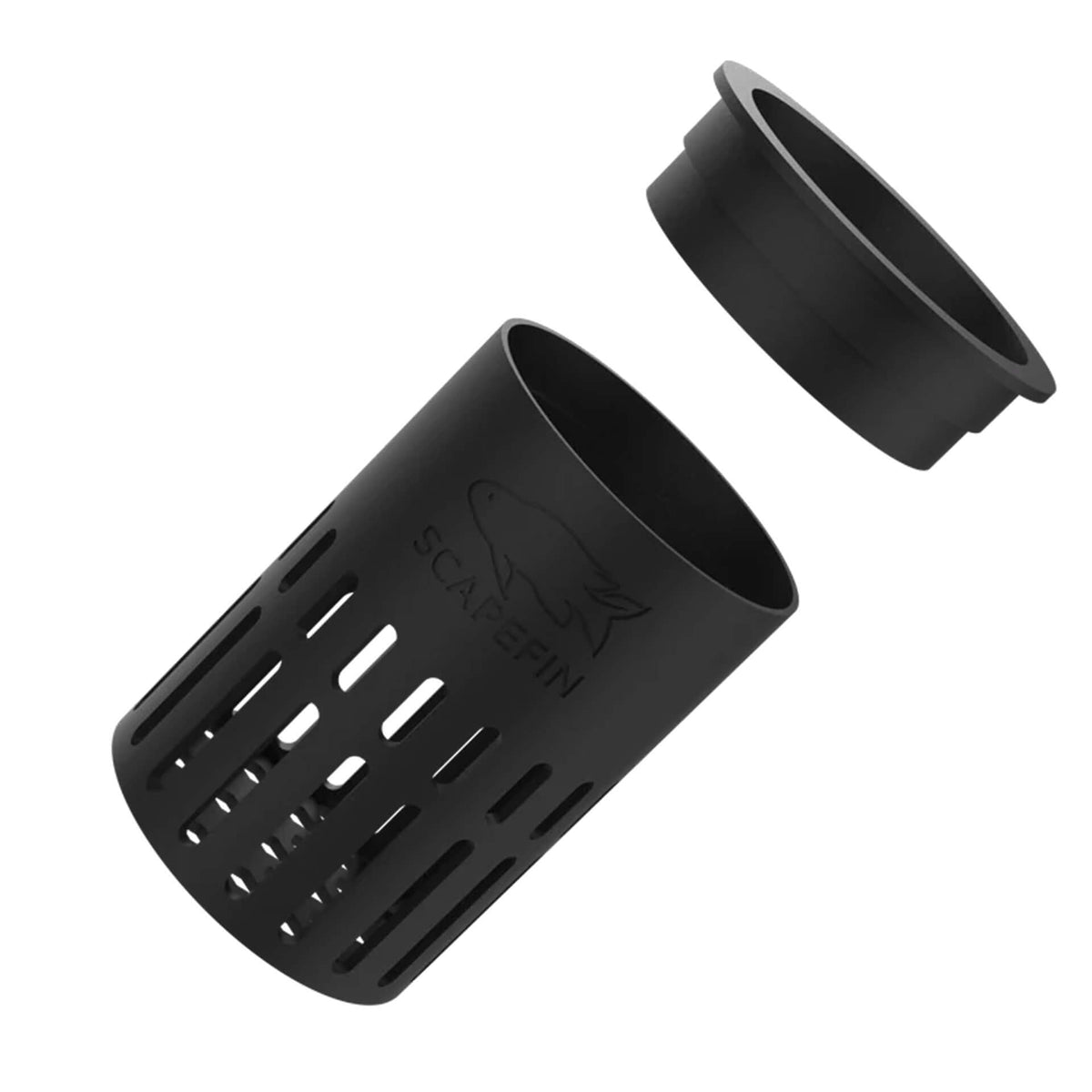 Scapefin 2.75" Filter Media Cup / Floss Holder - Black