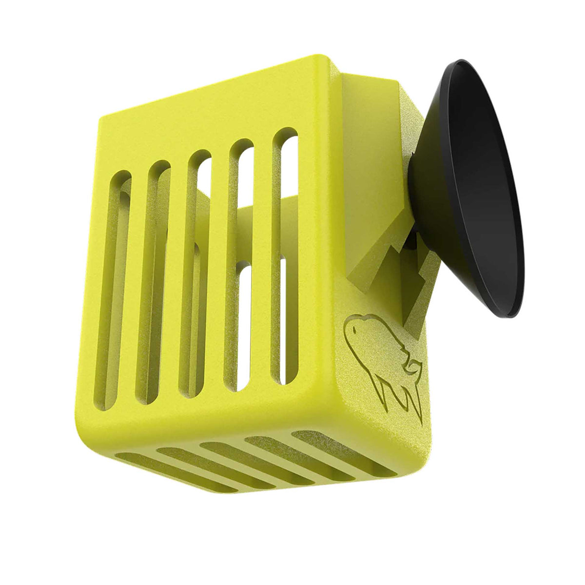 Scapefin Suction-Mounted Fish Feeder / Aquarium Frozen Food Dispenser - Lime Green
