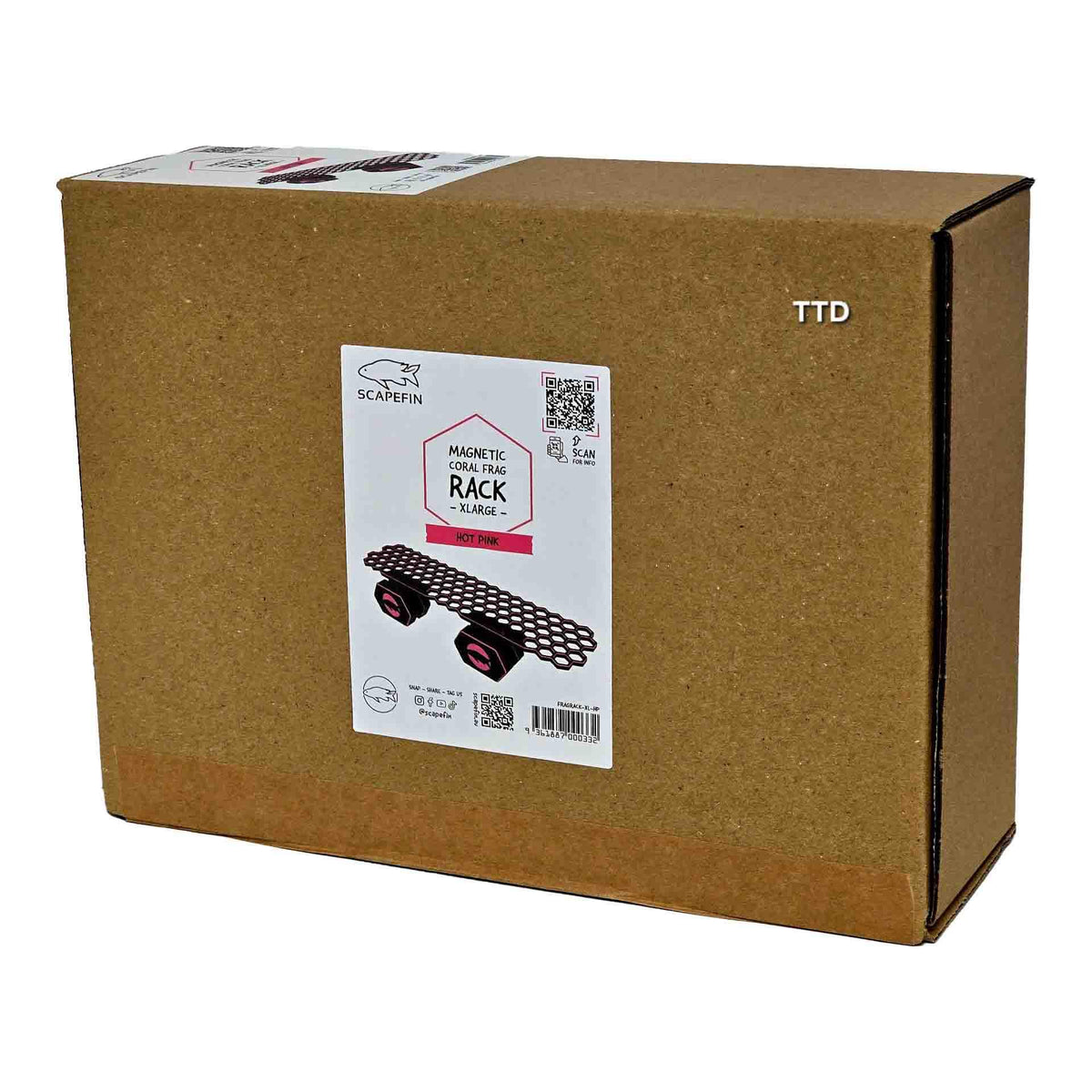 Scapefin Magnetic Coral Frag Rack -XLarge - Hot Pink