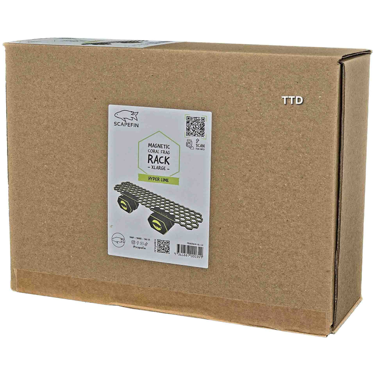 Scapefin Magnetic Coral Frag Rack -XLarge - Hyper Lime