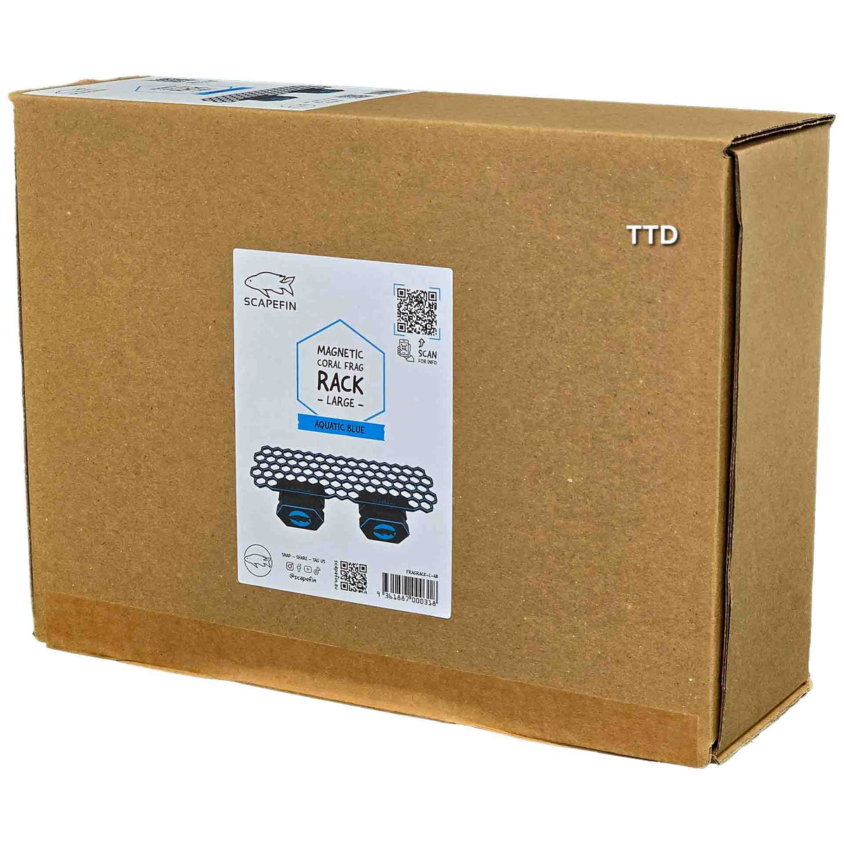 Scapefin Magnetic Coral Frag Rack - Large - Aquatic Blue