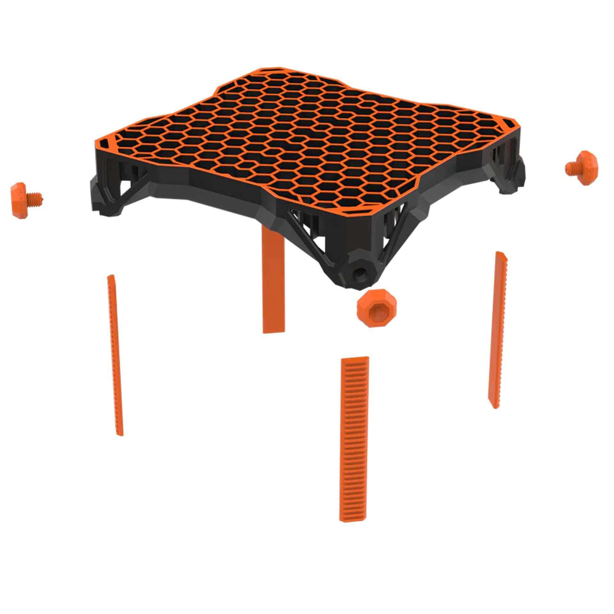 Scapefin Multi-Use Frag Rack & Protein Skimmer Stand - Orange