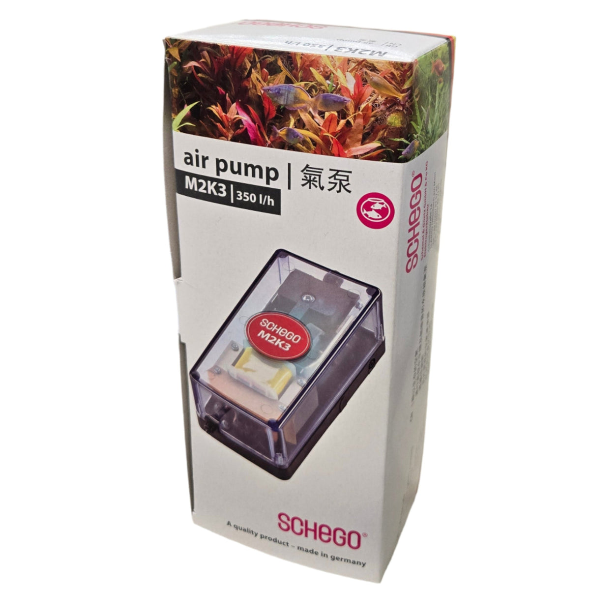 Schego M2K3 Single Outlet Air Pump 350L/hr 5W