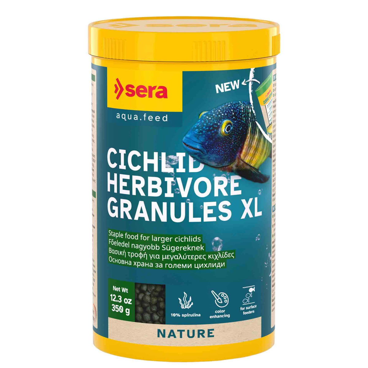 Sera Cichlid Herbivore Granules XL 1000ML (350G)