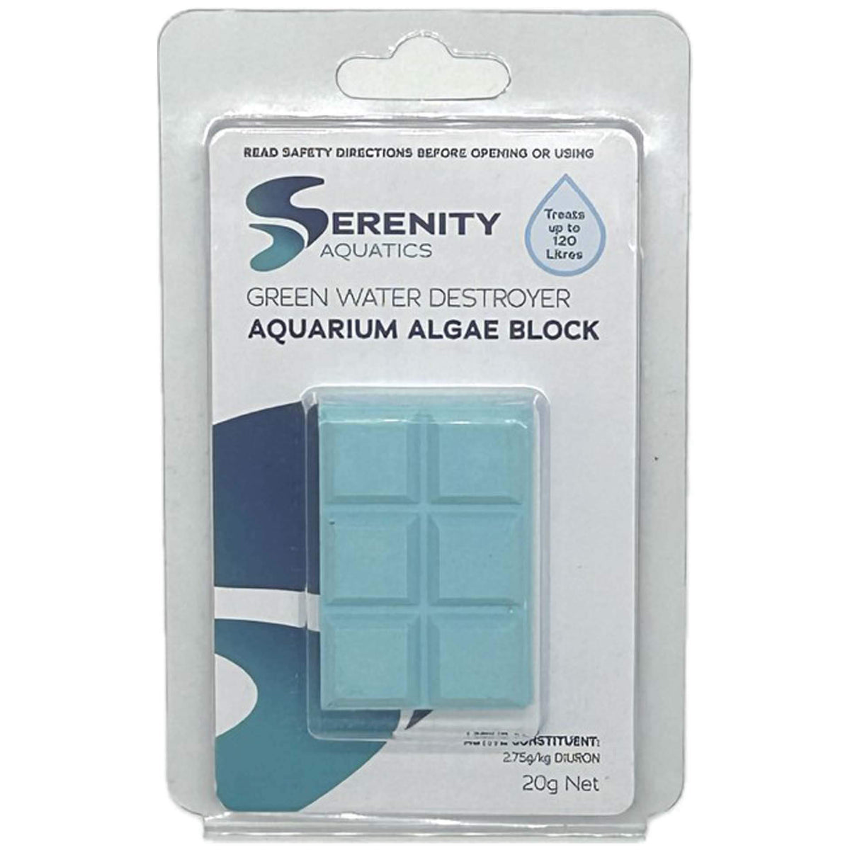 Serenity Green Water Destroyer Aquarium Algae Block 20g
