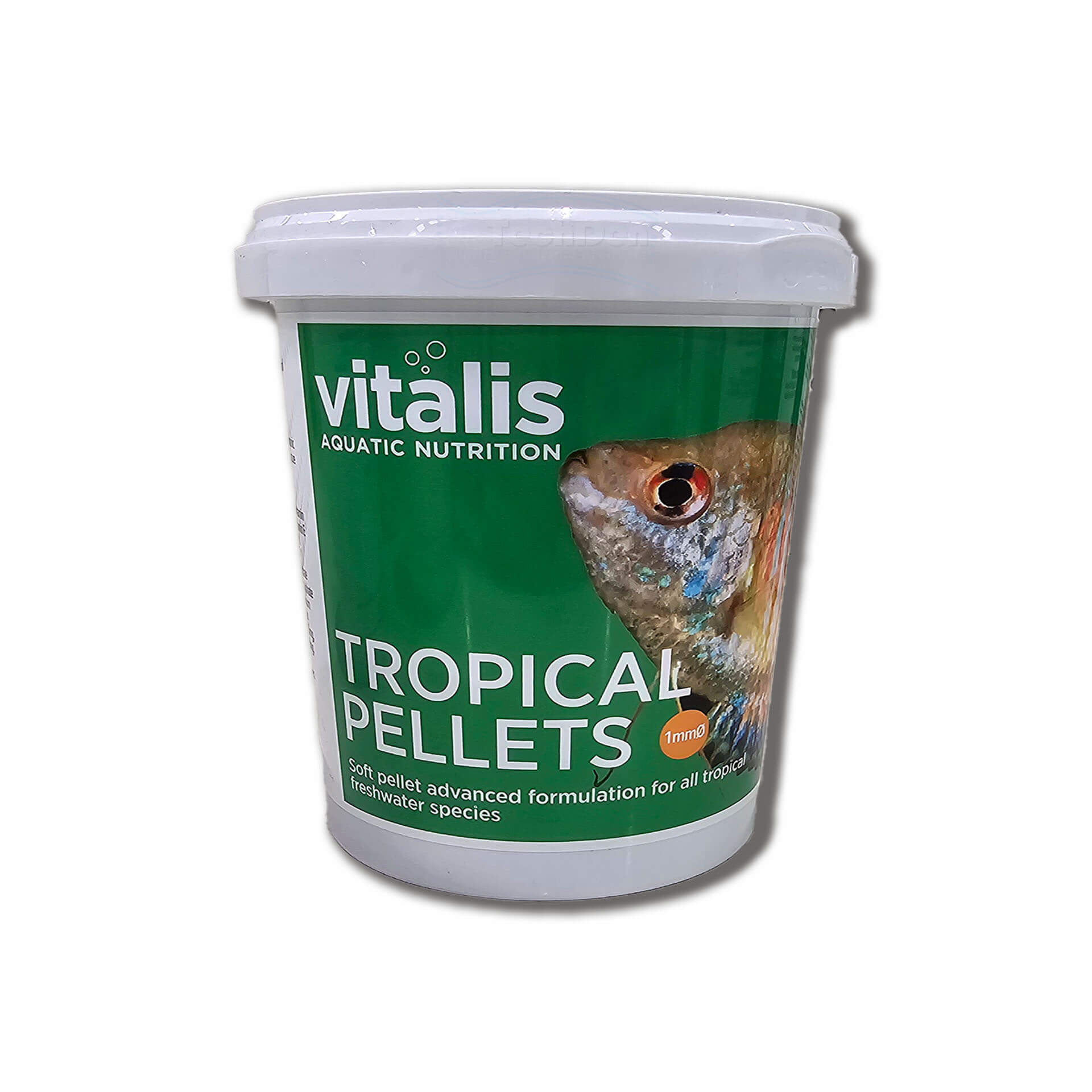 Vitalis Tropical Pellets 260g 1mm Moist Pellet Fish Food The Tech Den