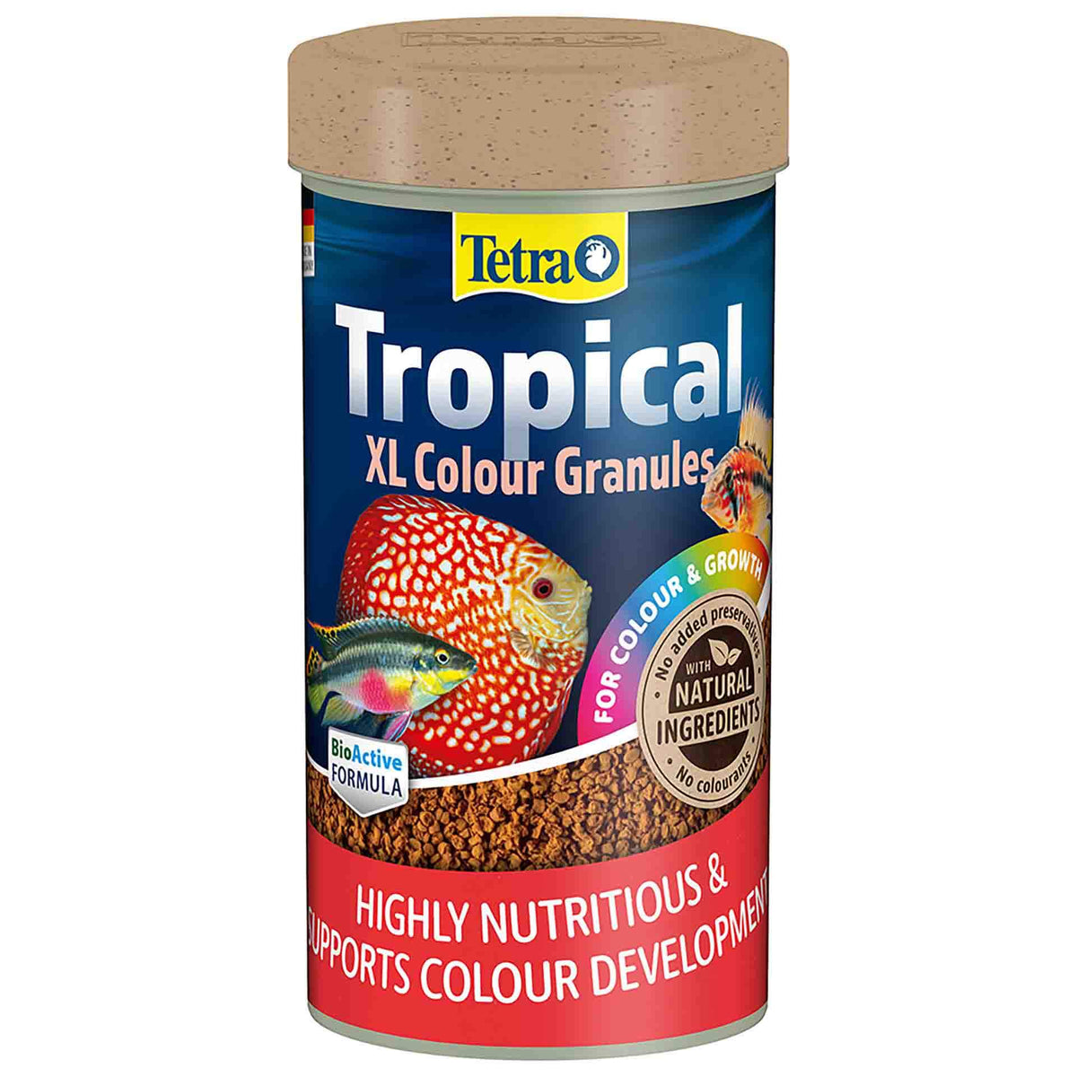Tetra Tropical XL Colour Granules 75g Fish Food (New Version)