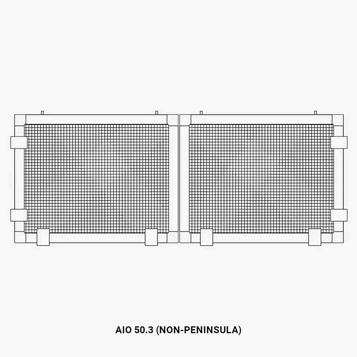 Waterbox Mt Mesh Lid suited for Waterbox Ai0 50.3 Aquarium