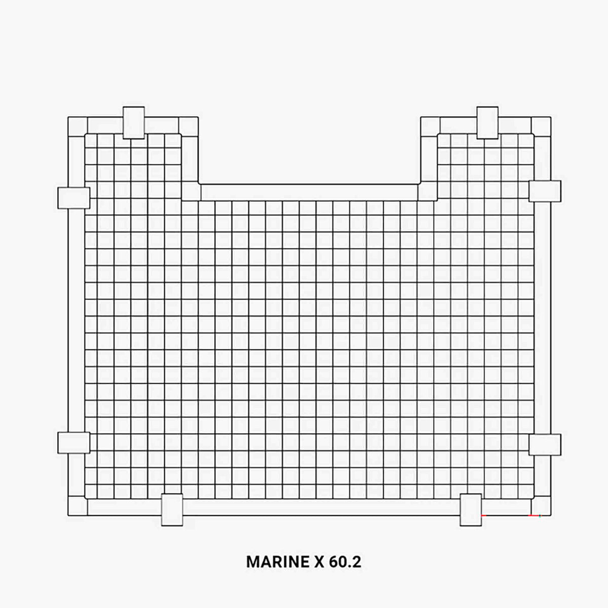 Waterbox Mt Mesh Lid suited for Waterbox Marine X 60.2 Aquarium