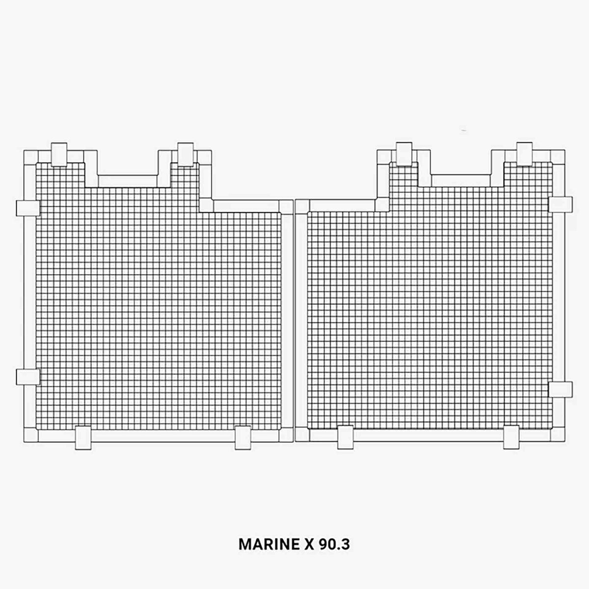 Waterbox Mt Mesh Lid suited for Waterbox Marine X 90.3 Aquarium