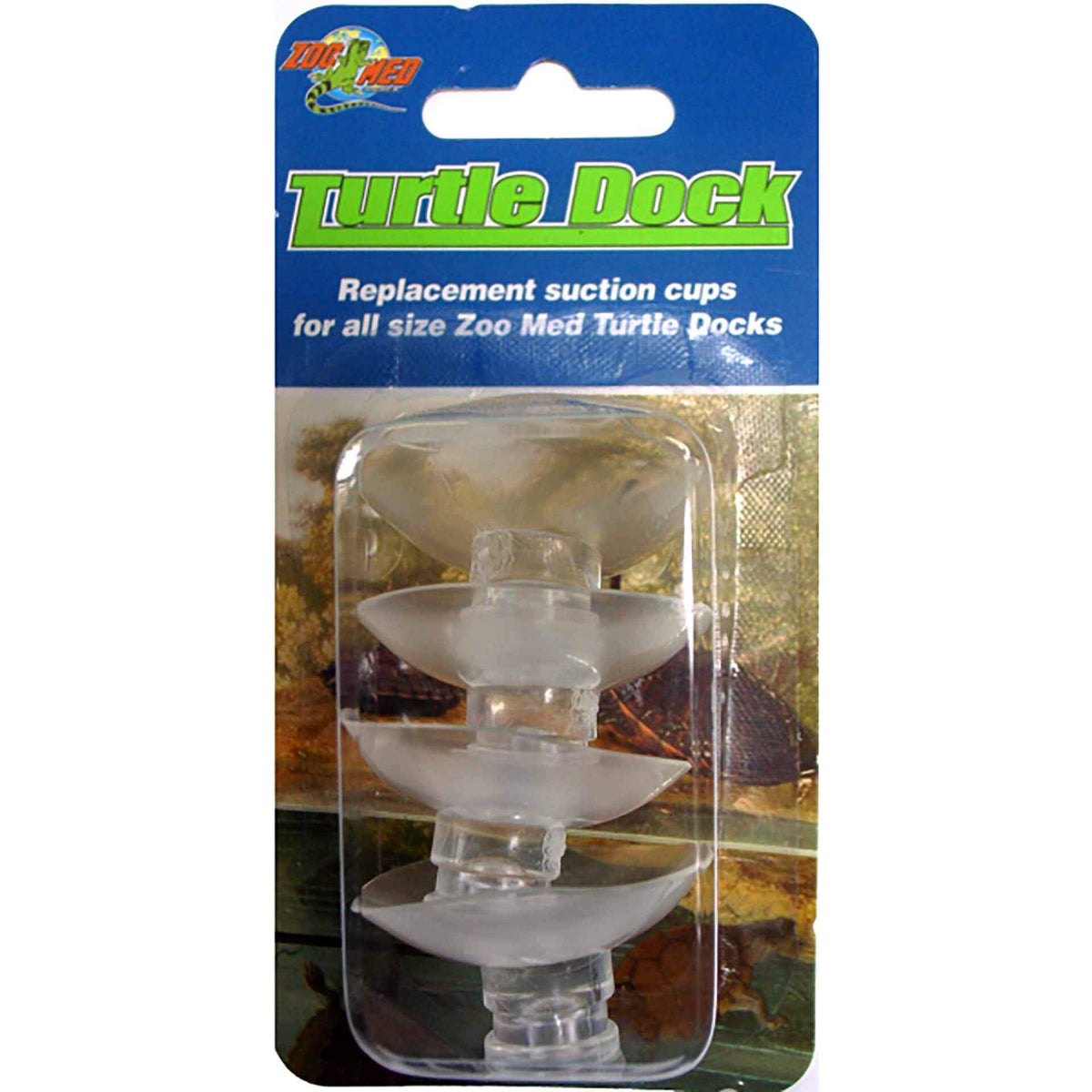 Zoo Med Turtle Docks Replacement Suction Cups - Card of 4