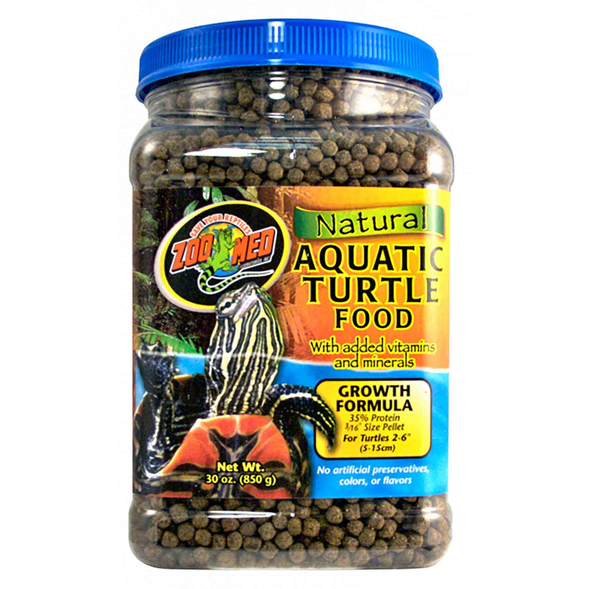 Zoo Med Aquatic Turtle Food Growth Formula 840g