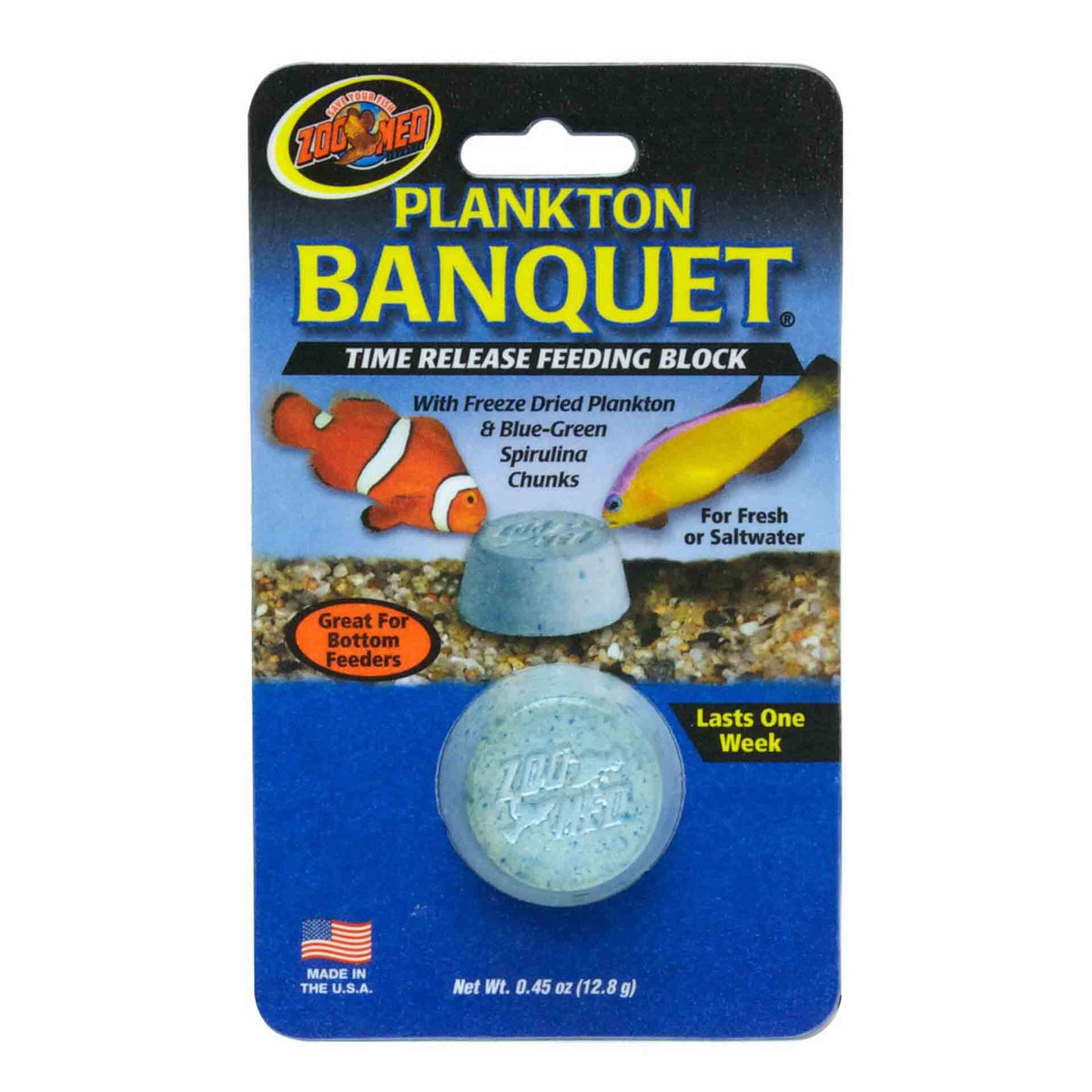 Zoo Med - Plankton Banquet Feeding Block (1 block) 7 days