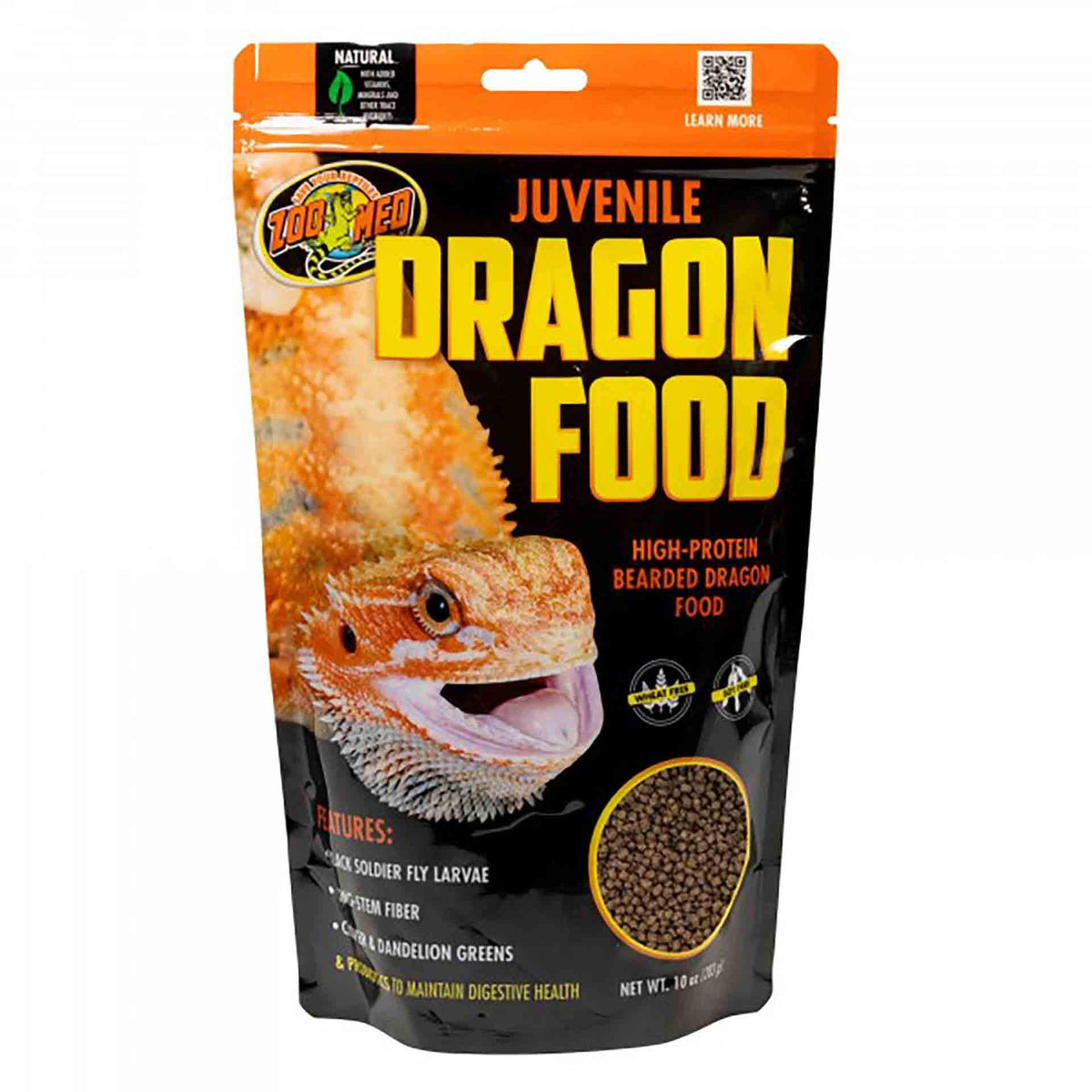 Zoo Med Insect High-Fiber Bearded Dragon Food Juvenile 283gm