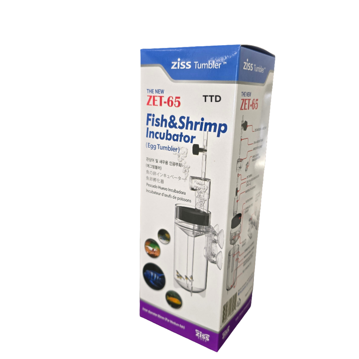 Ziss Aqua ZET-65 Fish and Shrimp Incubator (Egg Tumbler) Inner Diameter 65mm