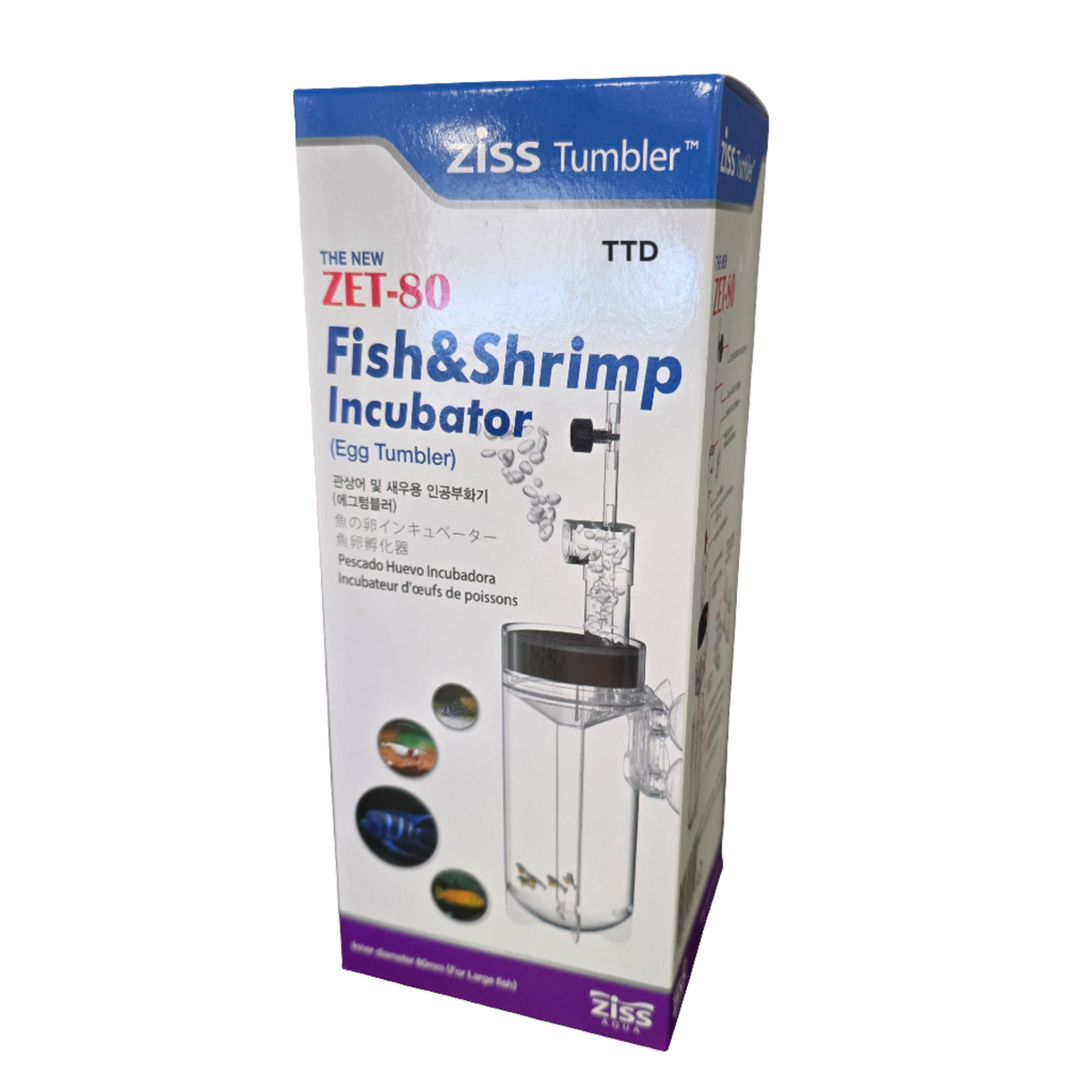 Ziss Aqua ZET-80 Fish and Shrimp Incubator (Egg Tumbler) Inner Diameter 80mm