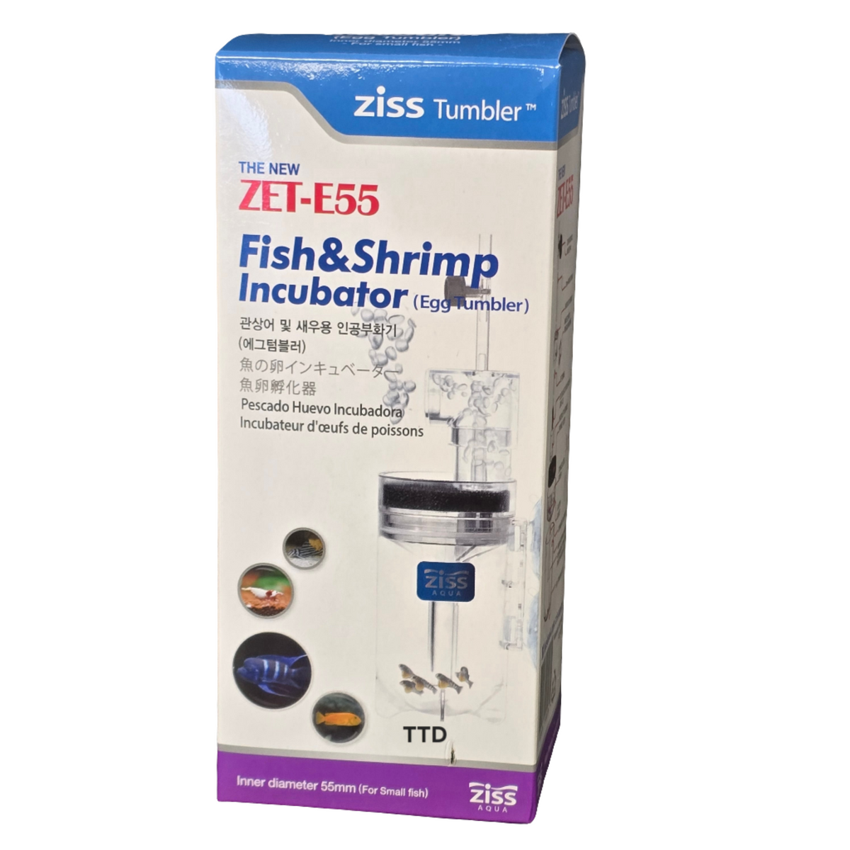Ziss Aqua ZET-E55 Fish and Shrimp Incubator (Egg Tumbler) Inner Diameter 55mm