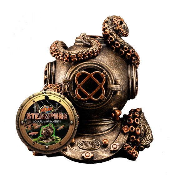 Zoo Med Steampunk Helmet Octopus Ornament 8.5cm