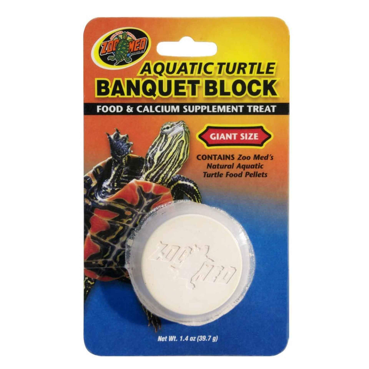 Zoo Med - Aquatic Turtle Banquet Feeding Block - Giant size 39.7g