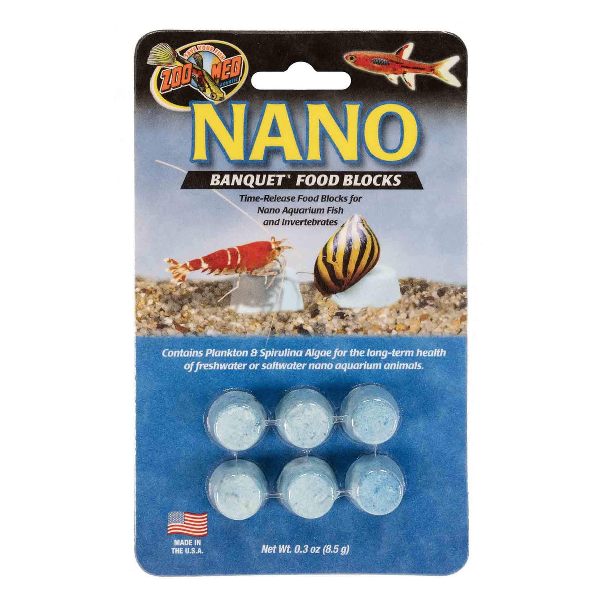 Zoo Med - Nano Banquet Feeding Block (6 blocks)