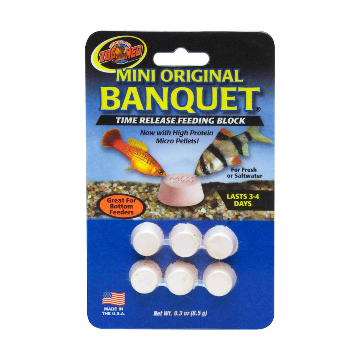 Zoo Med - Original Banquet Feeding Block - Mini Weekend (6 block)