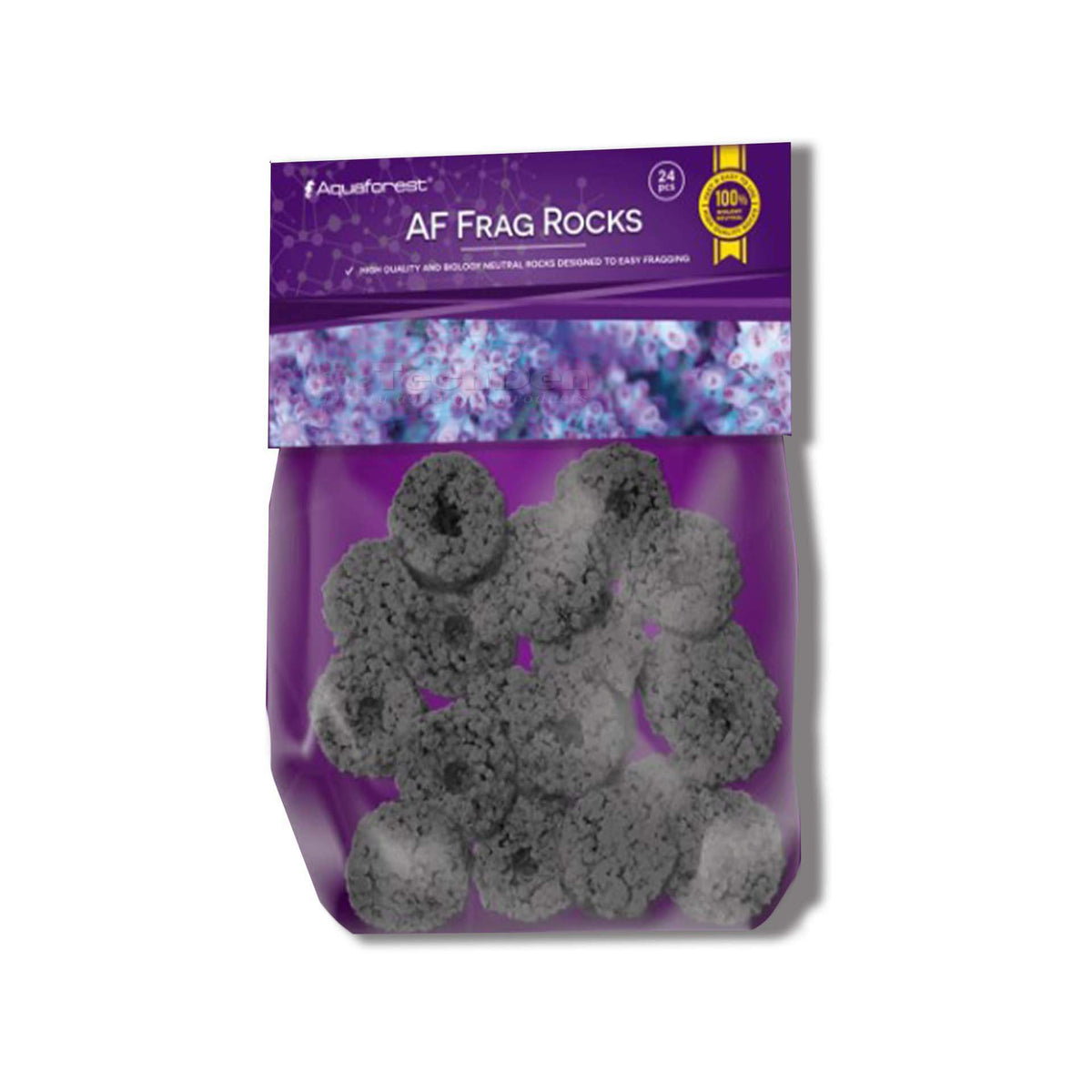 Aquaforest Frag Rocks 24 Pack - Black