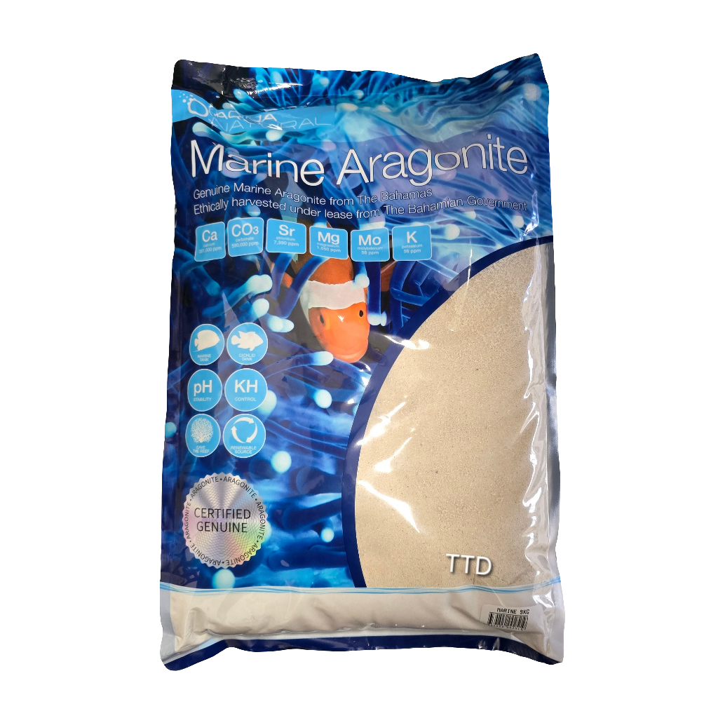 Aqua Natural Marine Aragonite 9kg Bag **