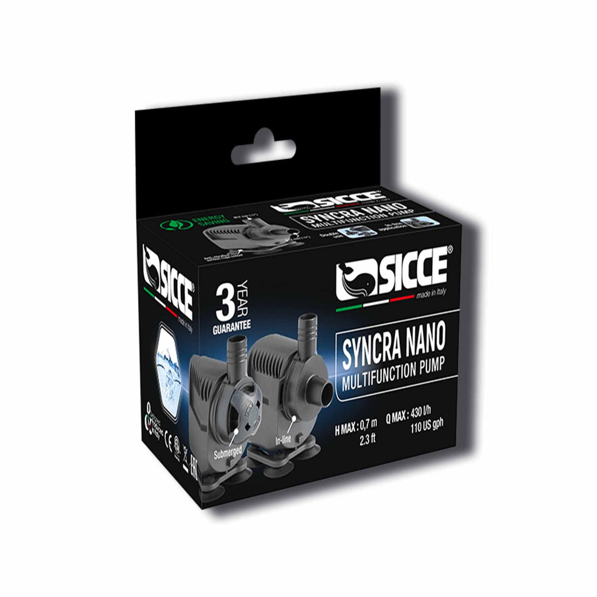 Sicce Syncra Nano Pump - 140-430l/h