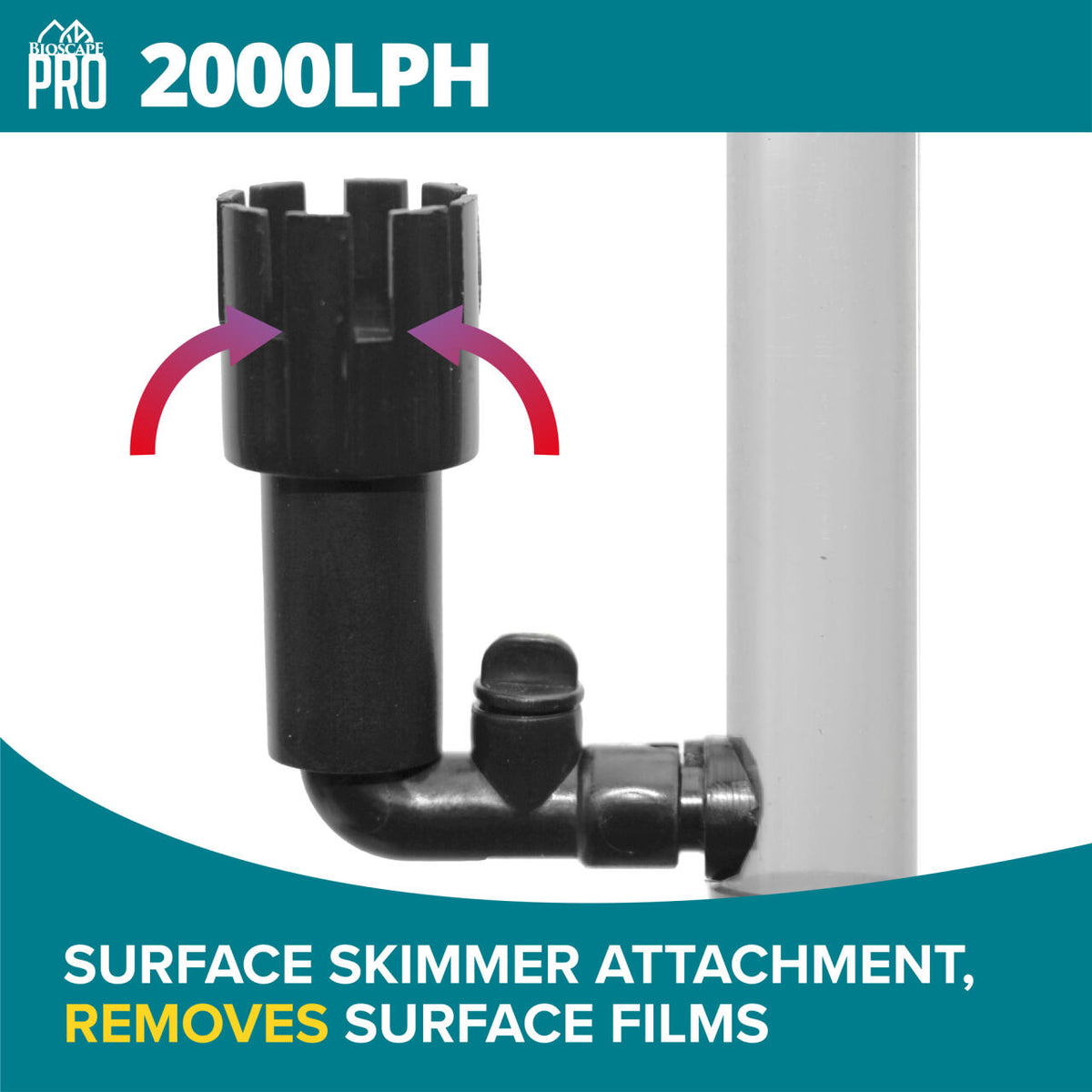 Bioscape PRO 'Easy Clean' Canister Filter with Heater 2000lph