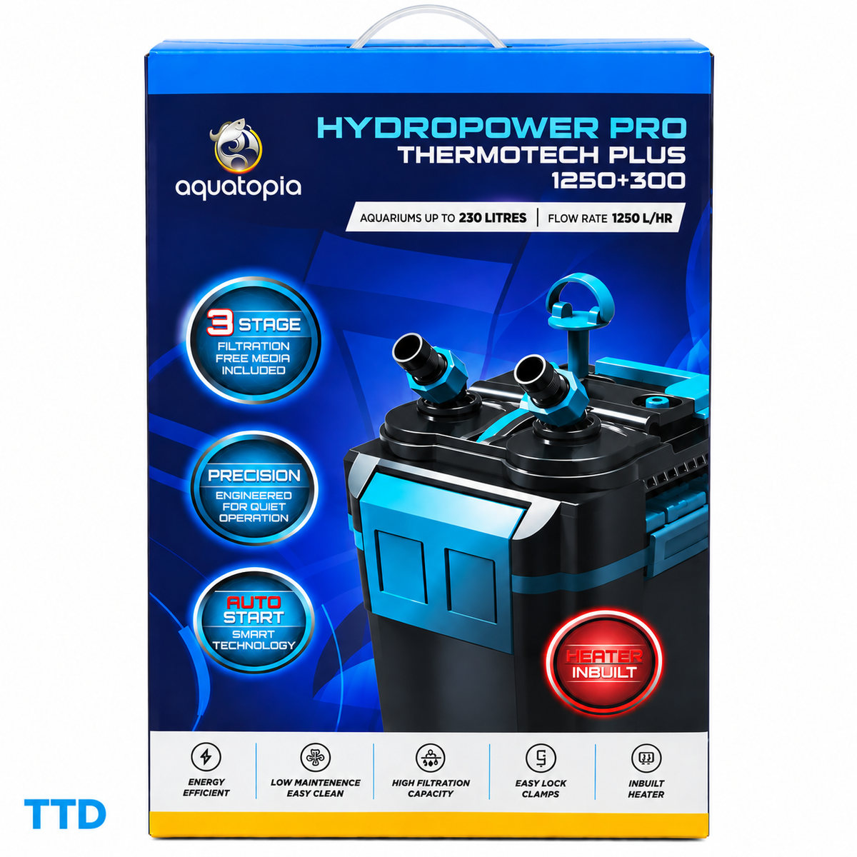 Aquatopia Hydropower Pro Thermotech plus 1250 + 300 **
