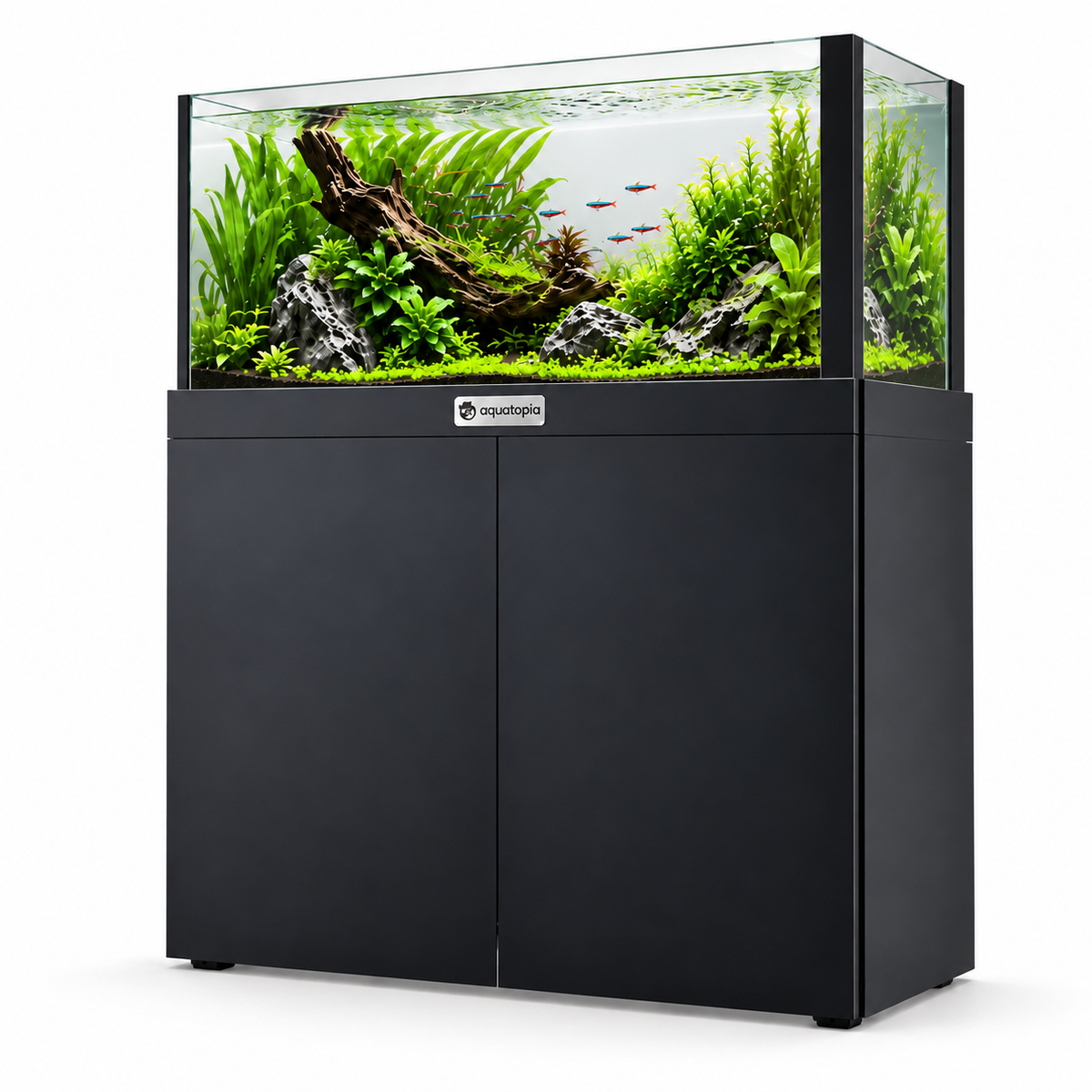 Aquatopia Crystal River Flow Aquarium and Cabinet 170l - In Store Pick Up Only**