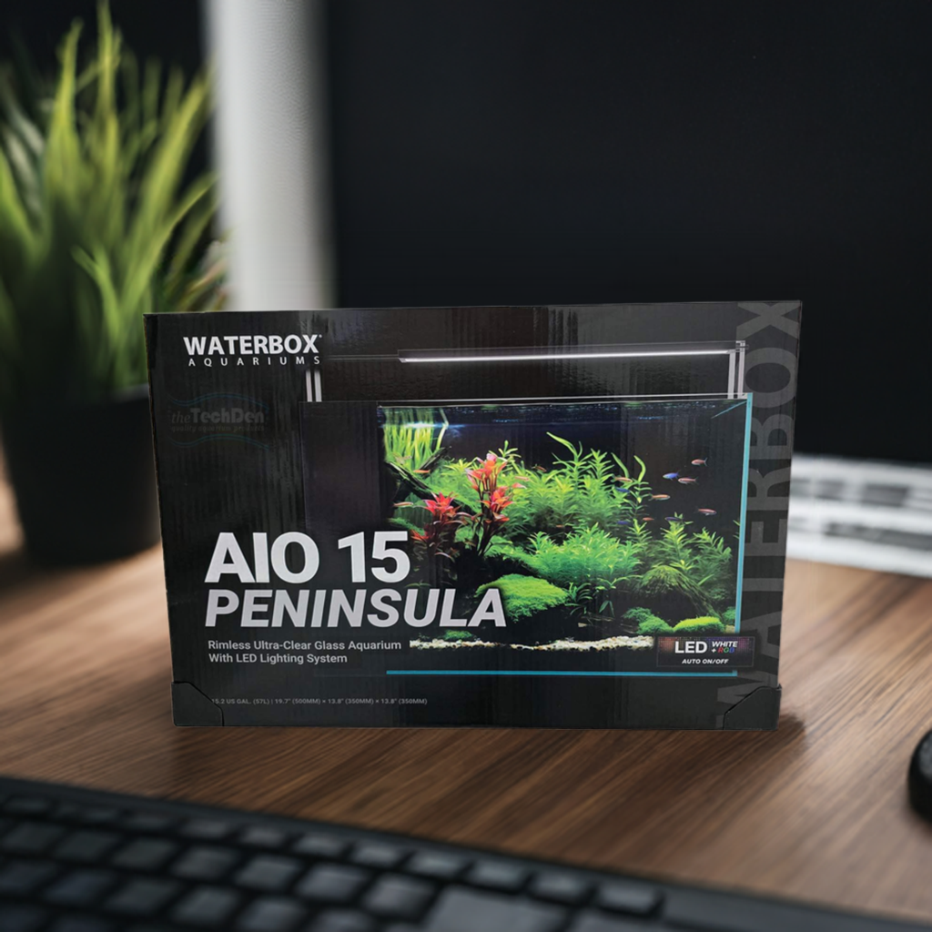 Waterbox AIO Peninsula Mini 15 Freshwater Aquarium With Light (NEW) - In Store Pickup Only