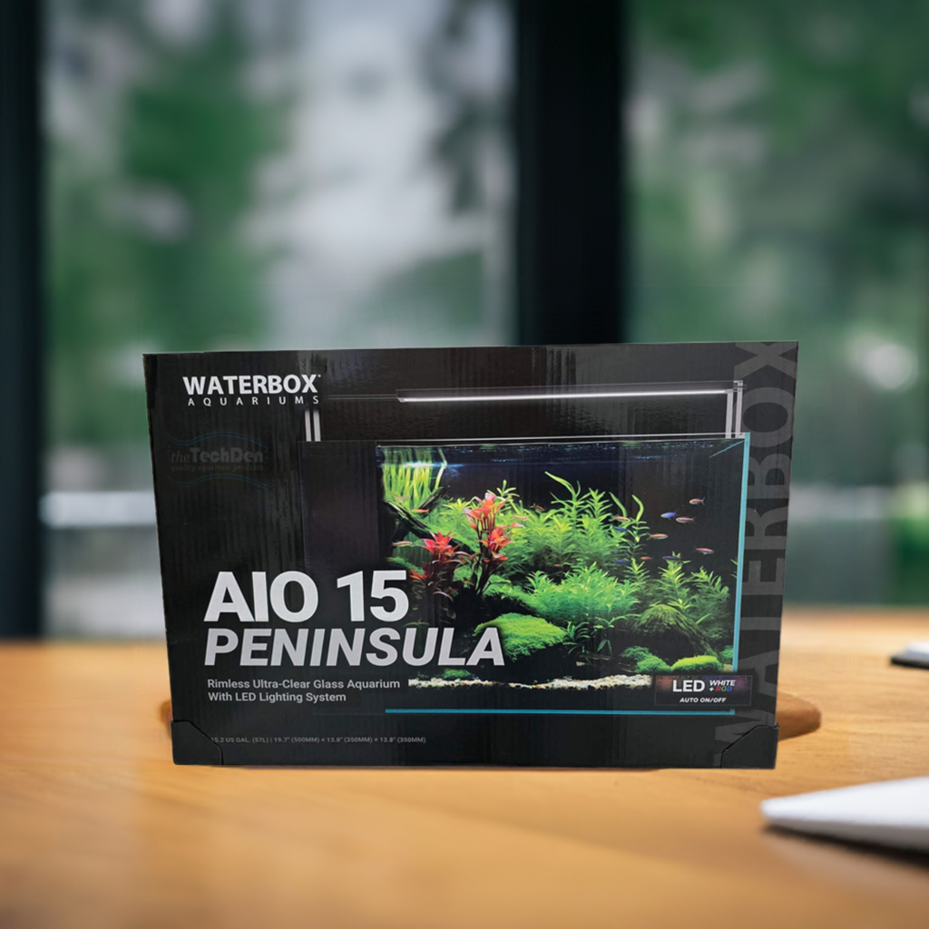Waterbox AIO Peninsula Mini 15 Freshwater Aquarium With Light (NEW) - In Store Pickup Only