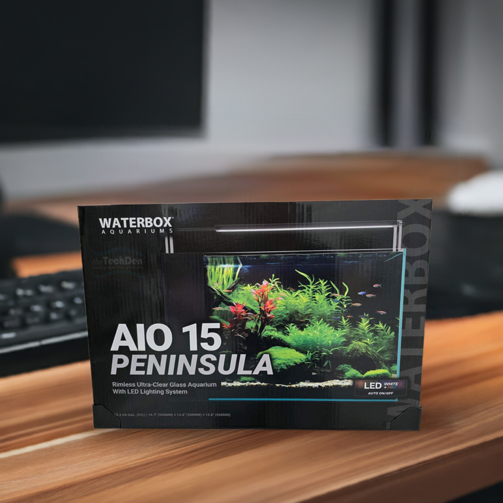 Waterbox AIO Peninsula Mini 15 Freshwater Aquarium With Light (NEW) - In Store Pickup Only