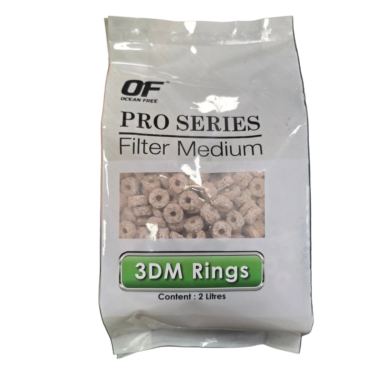 Ocean Free Pro Series 3DM Ceramic Filter Media Rings Small 2L - 12-15mm