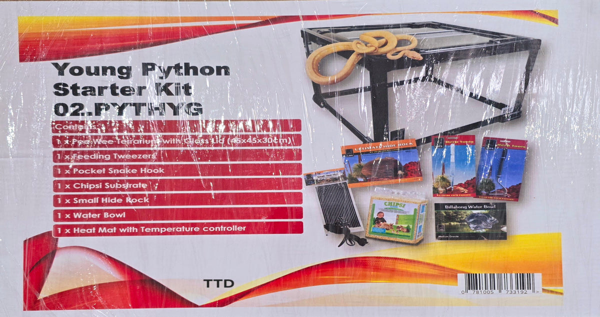 URS Budget Young Python Hatchling Kit - In store Pick Up Only