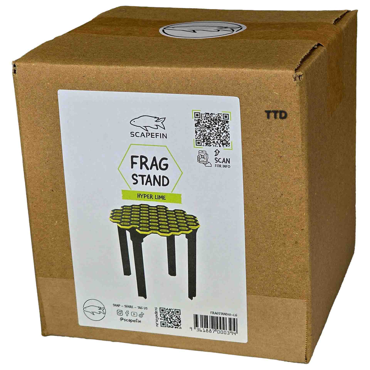 Scapefin Frag Stand 10cm - Lime Green