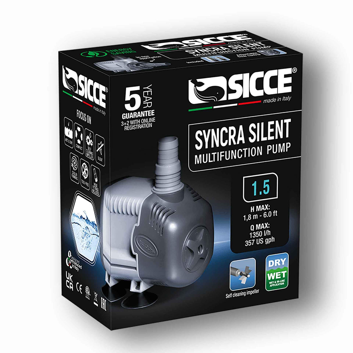 Sicce Syncra Silent Pump 1.5 - 1350l/h