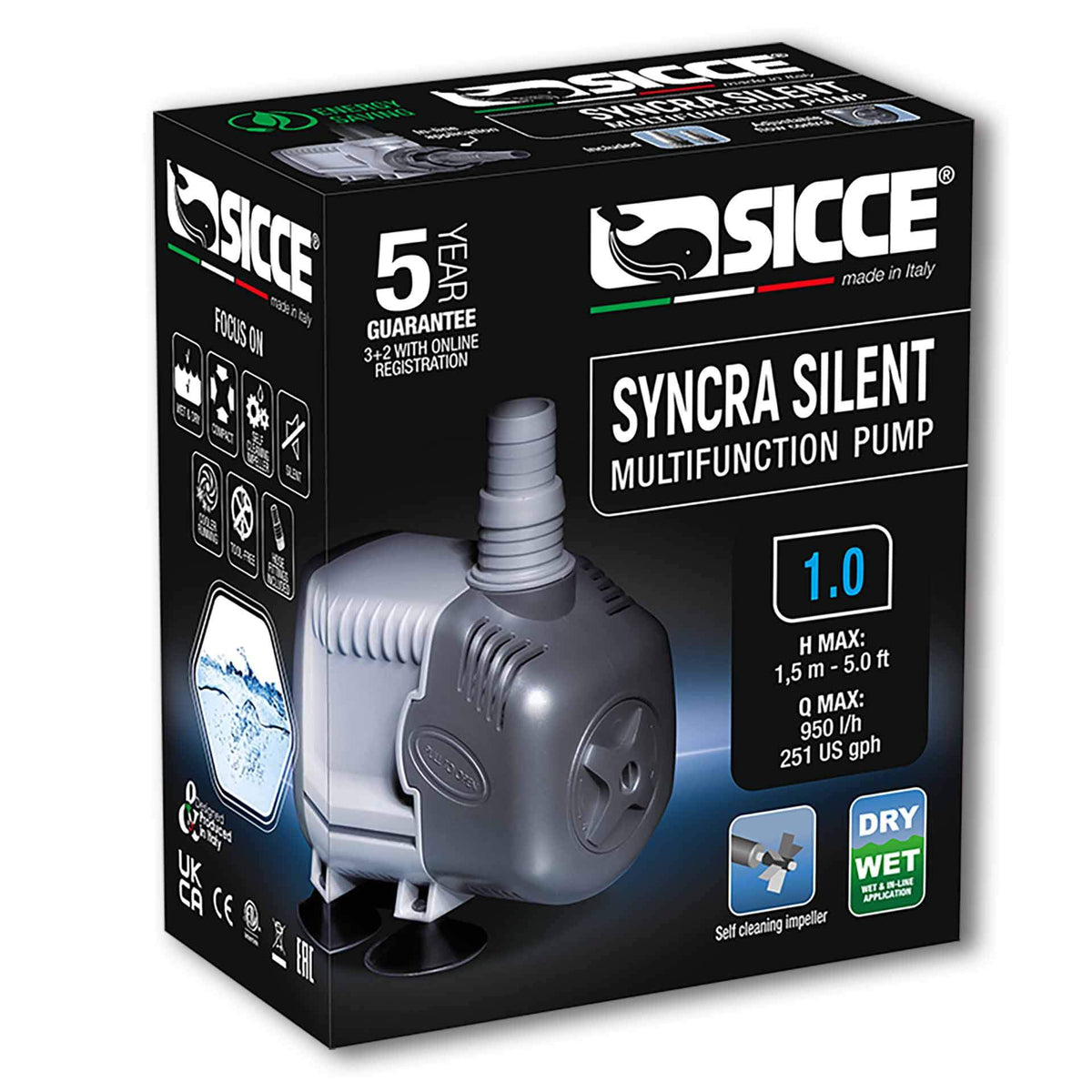 Sicce Syncra Silent Pump 1.0 - 950l/h