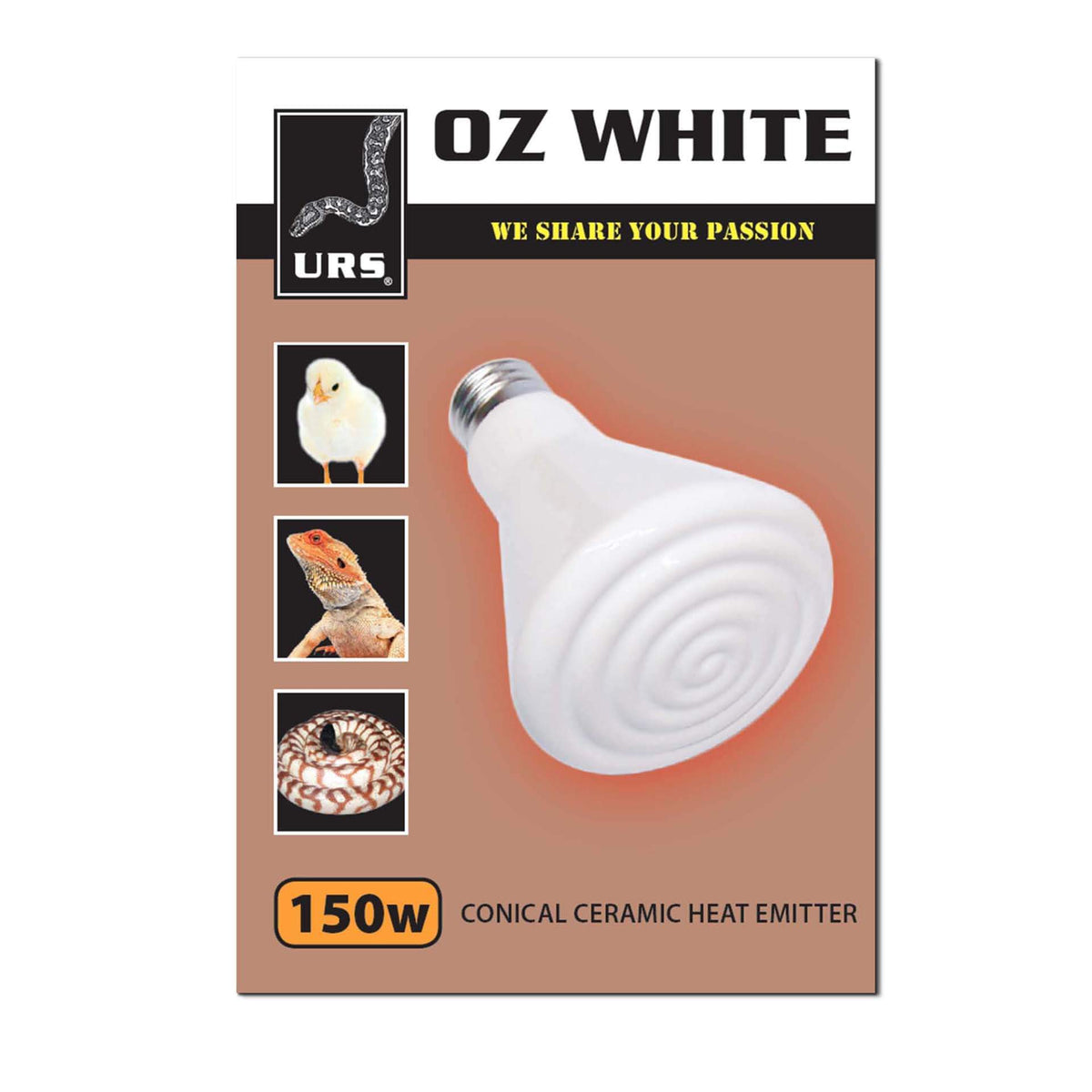 URS Oz White Ceramic 150w