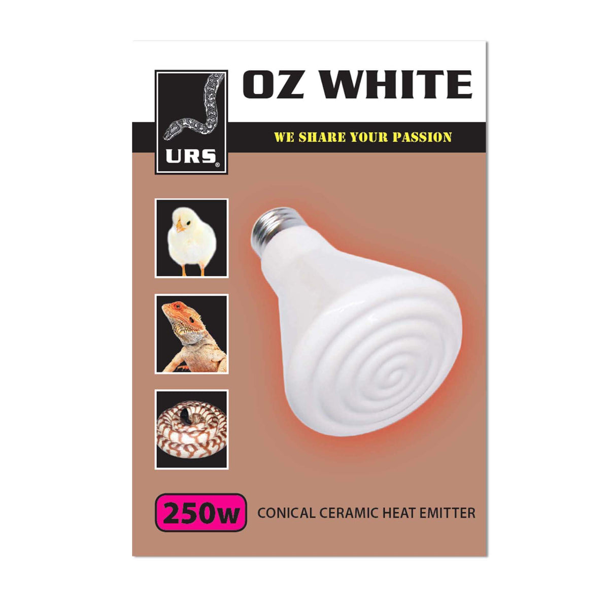 URS Oz White Ceramic 250w