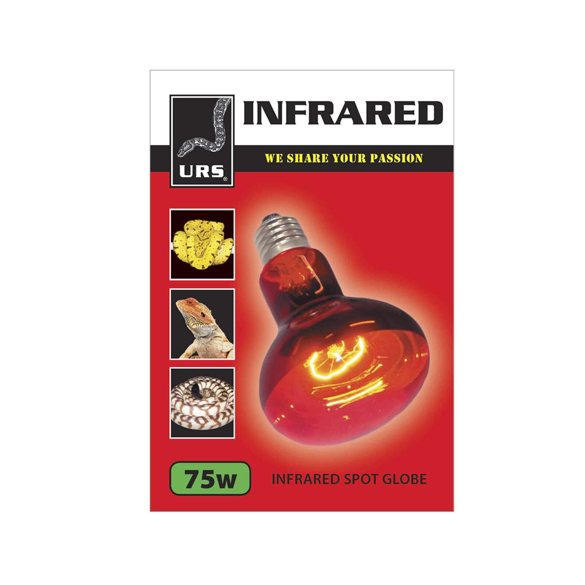 URS Infrared Spot Lamp 75w