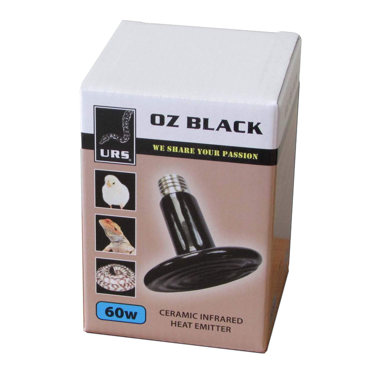 URS Oz Black Ceramic 60w