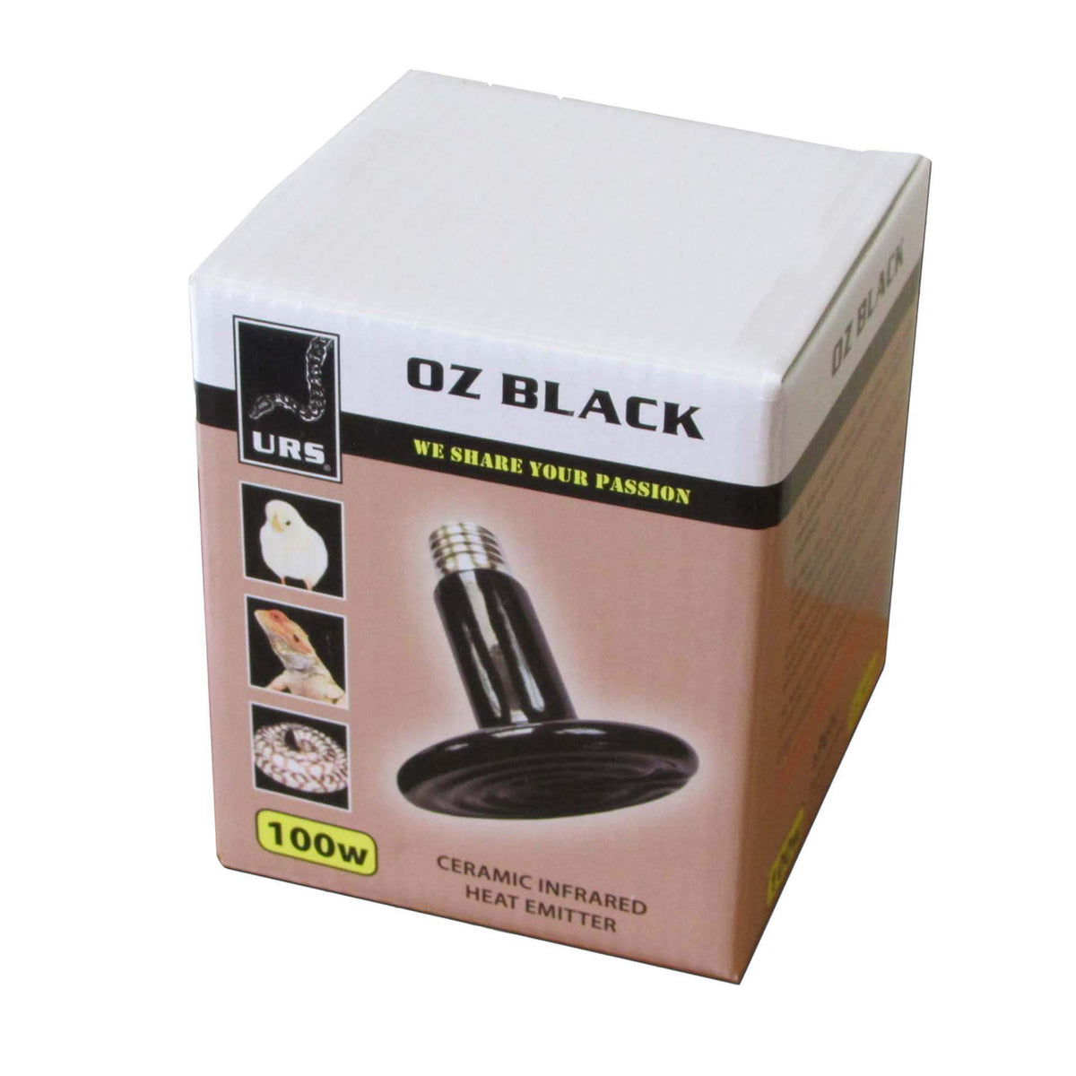 URS Oz Black Ceramic 100w