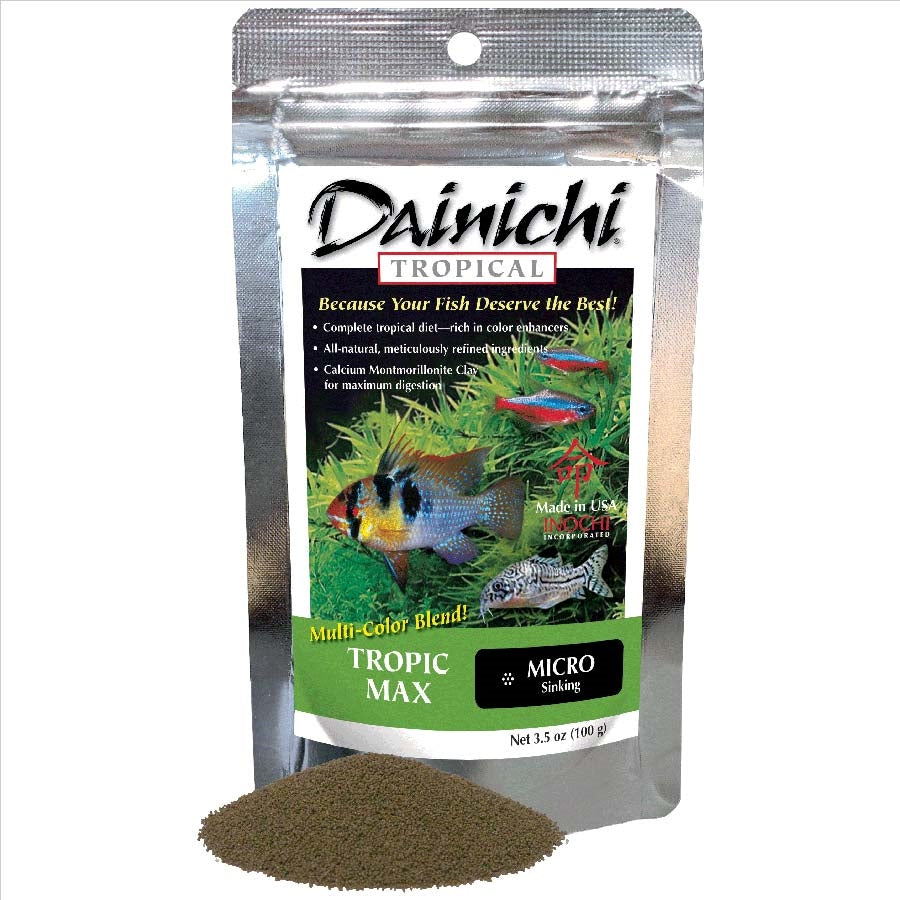 Dainichi Tropic Max 100g Sinking Micro .9mm Tropical Pellet Food