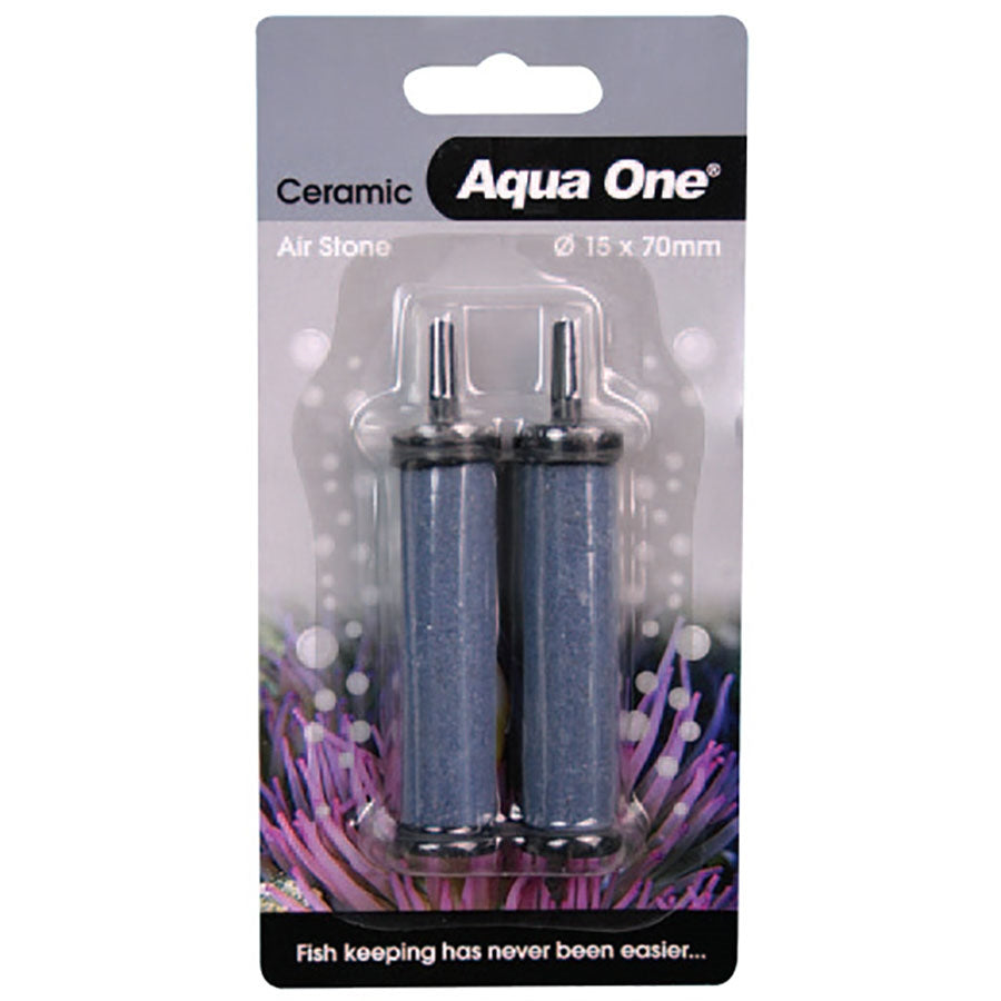 Aqua One 70mm x 15mm Ceramic Air Stone - 2 Pack